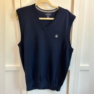 Brooks Brothers 100% Merino vest